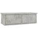 Dulap de perete cu sertare, gri beton, 60x26x18,5 cm - WALTI WALTI