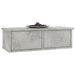 Dulap de perete cu sertare, gri beton, 60x26x18,5 cm - WALTI WALTI