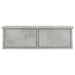 Dulap de perete cu sertare, gri beton, 60x26x18,5 cm - WALTI WALTI