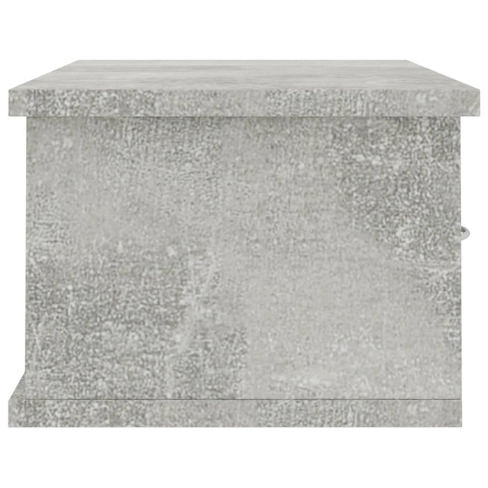 Dulap de perete cu sertare, gri beton, 60x26x18,5 cm - WALTI WALTI