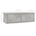 Dulap de perete cu sertare, gri beton, 60x26x18,5 cm - WALTI WALTI