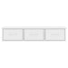 Raft de perete cu sertare, alb, 88x26x18,5 cm, lemn prelucrat - WALTI WALTI