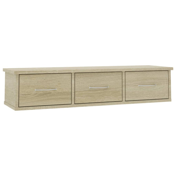 Dulap de perete cu sertare, stejar Sonoma, 88x26x18,5 cm - WALTI WALTI