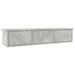 Dulap de perete cu sertare, gri beton, 88x26x18,5 cm - WALTI WALTI