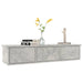 Dulap de perete cu sertare, gri beton, 88x26x18,5 cm - WALTI WALTI