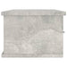 Dulap de perete cu sertare, gri beton, 88x26x18,5 cm - WALTI WALTI