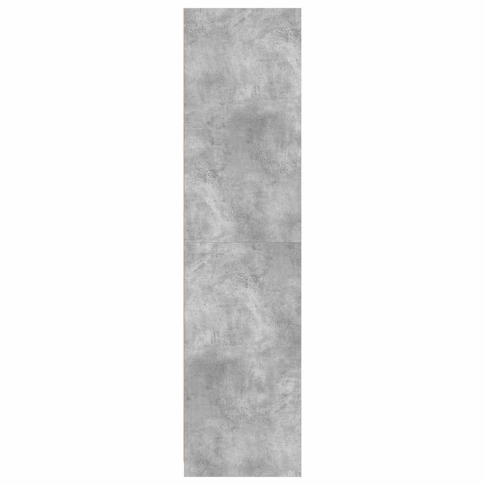Șifonier, gri beton, 100x50x200 cm, lemn prelucrat - WALTI WALTI