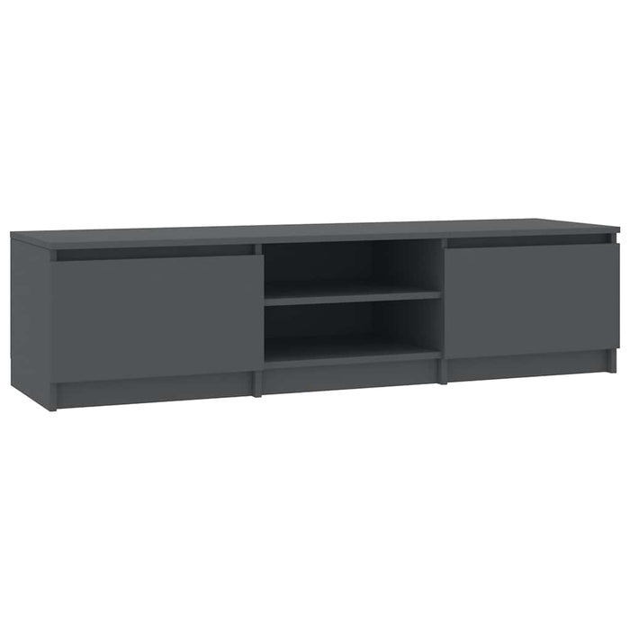 Dulap TV, gri, 140x40x35,5 cm, lemn prelucrat WALTI