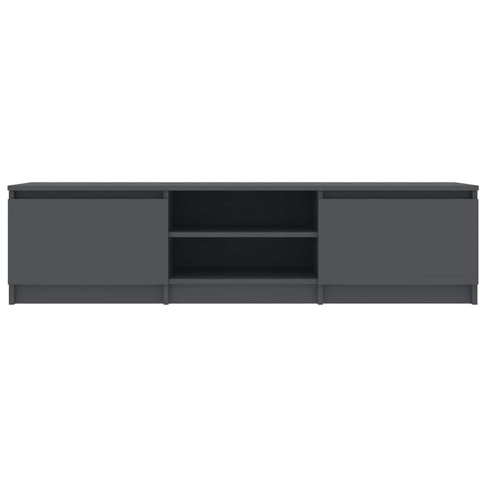 Dulap TV, gri, 140x40x35,5 cm, lemn prelucrat WALTI