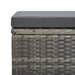 Set mobilier de exterior cu perne, 11 piese, gri, poliratan - WALTI WALTI