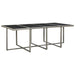 Set mobilier de exterior cu perne, 13 piese, gri, poliratan - WALTI WALTI