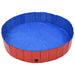 Piscină pentru câini pliabilă, roșu, 160 x 30 cm, PVC - WALTI WALTI
