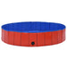 Piscină pentru câini pliabilă, roșu, 160 x 30 cm, PVC - WALTI WALTI