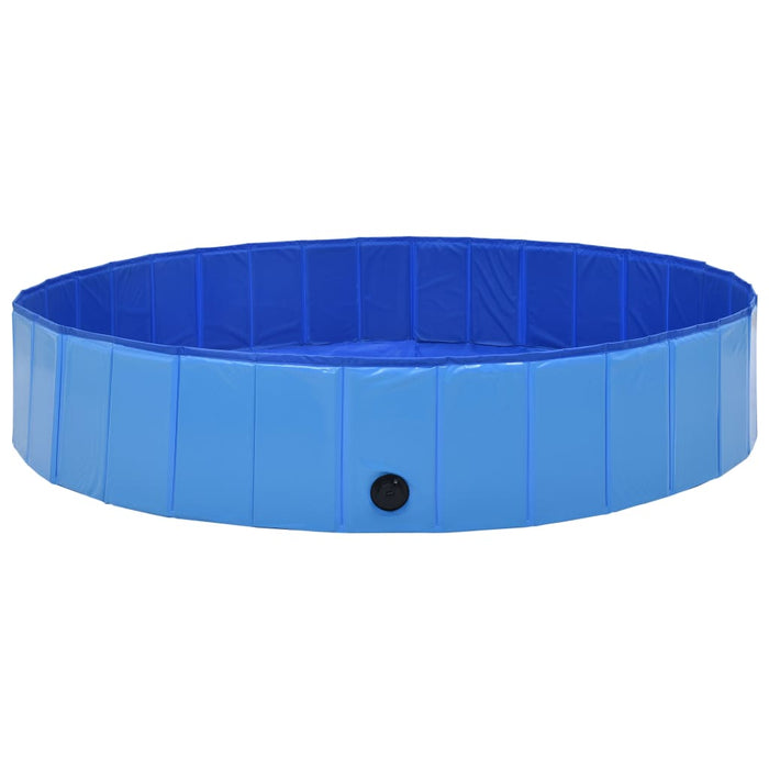Piscină pentru câini pliabilă, albastru, 160 x 30 cm, PVC - WALTI WALTI
