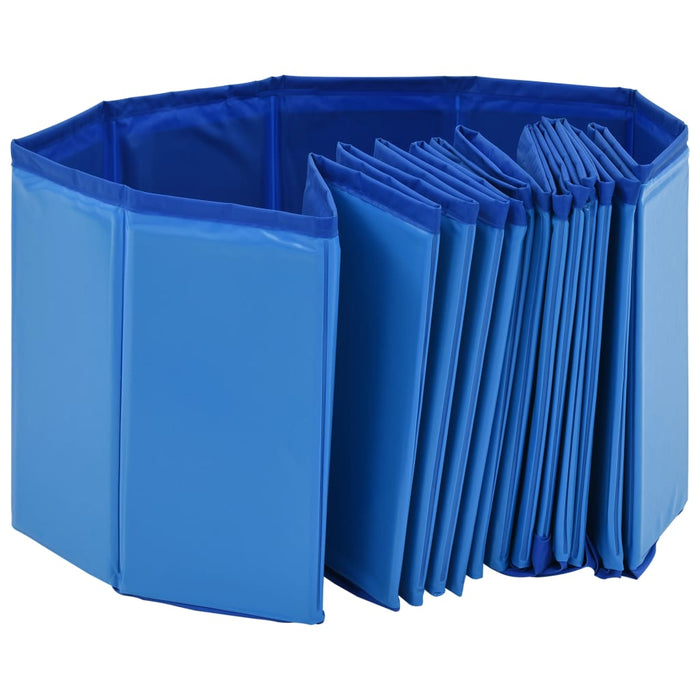 Piscină pentru câini pliabilă, albastru, 160 x 30 cm, PVC - WALTI WALTI