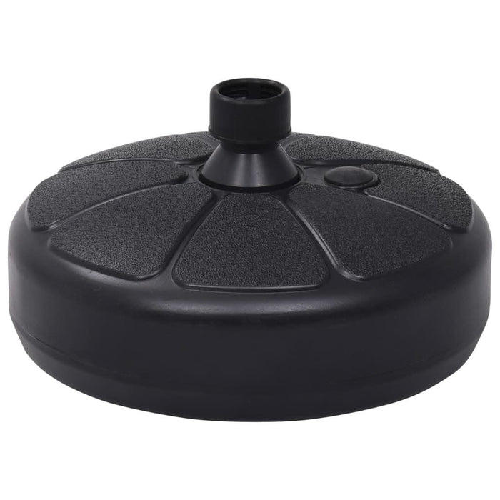 Suport de umbrelă, negru, 15 L, umplere cu nisip/apă - WALTI WALTI