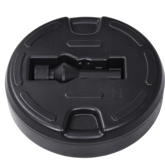 Suport de umbrelă, negru, 15 L, umplere cu nisip/apă - WALTI WALTI