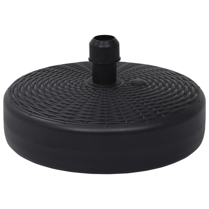 Suport de umbrelă, negru, 24 L, umplere cu nisip/apă WALTI