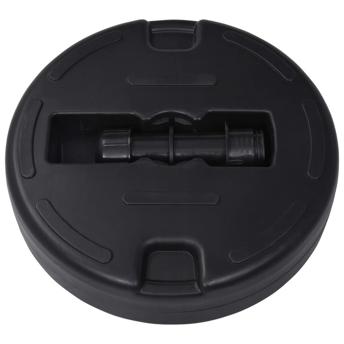Suport de umbrelă, negru, 24 L, umplere cu nisip/apă WALTI