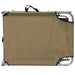 Șezlong pliabil cu copertină, gri taupe, aluminiu - WALTI WALTI