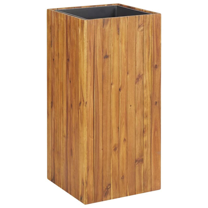 Strat înălțat de grădină, 43,5x43,5x90 cm, lemn masiv de acacia - WALTI WALTI