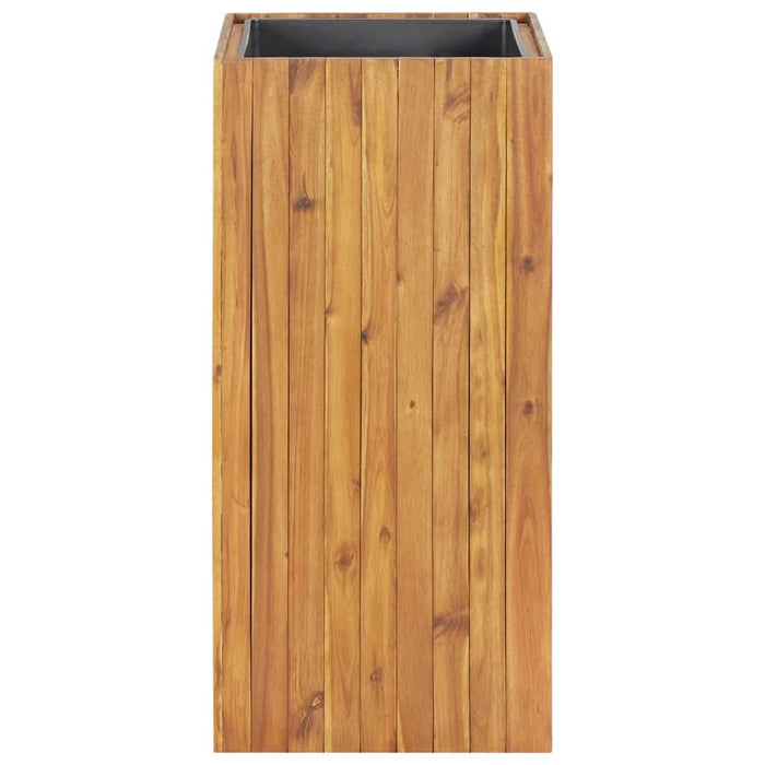 Strat înălțat de grădină, 43,5x43,5x90 cm, lemn masiv de acacia - WALTI WALTI