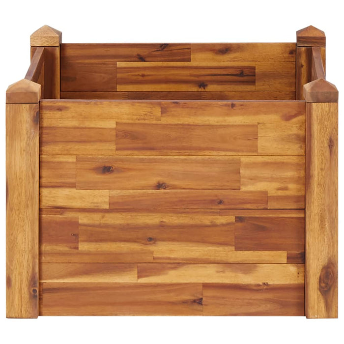 Strat înălțat de grădină, 60x60x44 cm, lemn masiv de acacia WALTI