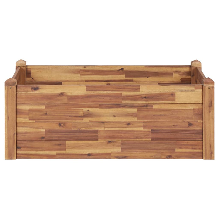 Strat înălțat de grădină, 110x60x44 cm, lemn masiv de acacia WALTI
