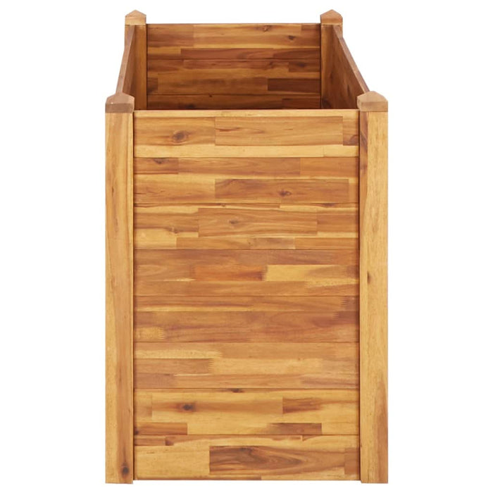 Strat înălțat de grădină, 110x60x84 cm, lemn masiv de acacia - WALTI WALTI