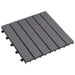 Plăci pentru Deck 10 pcs Gri 30 x 30 cm Lemn de Acacia - WALTI WALTI