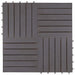 Plăci pentru Deck 10 pcs Gri 30 x 30 cm Lemn de Acacia - WALTI WALTI