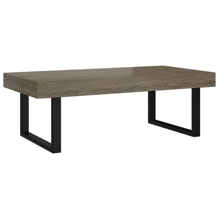 Măsuță de cafea, gri și negru, 120x60x40 cm, MDF și fier - WALTI WALTI