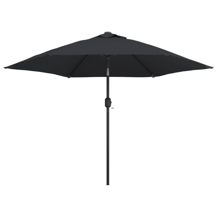 Umbrelă de soare de exterior cu stâlp metalic, negru, 300 cm - WALTI WALTI