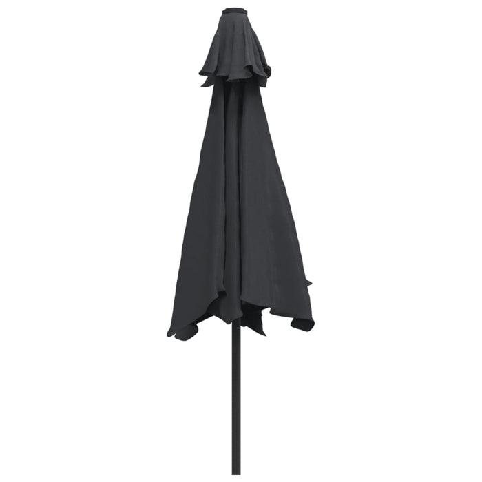Umbrelă de soare de exterior cu stâlp metalic, negru, 300 cm - WALTI WALTI