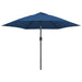 Umbrelă de soare de exterior cu stâlp metalic, azur, 300 cm - WALTI WALTI