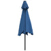 Umbrelă de soare de exterior cu stâlp metalic, azur, 300 cm - WALTI WALTI