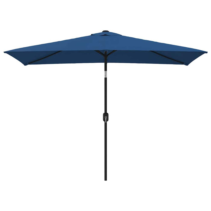 Umbrelă de soare cu stâlp metalic, albastru azur, 300x200 cm - WALTI WALTI
