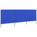 Paravan anti-vânt cu 3 panouri, azur, 400 x 80 cm, textil - WALTI WALTI