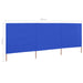 Paravan anti-vânt cu 3 panouri, azur, 400 x 80 cm, textil - WALTI WALTI