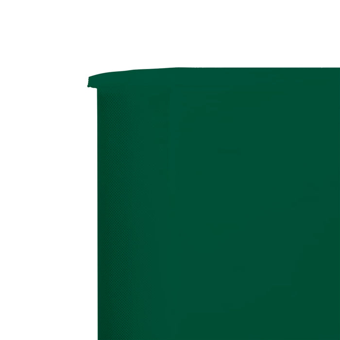 Paravan anti-vânt cu 5 panouri, verde, 600 x 160 cm, textil - WALTI WALTI