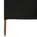 Paravan anti-vânt cu 6 panouri, negru, 800 x 120 cm, textil - WALTI WALTI