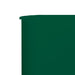 Paravan anti-vânt cu 9 panouri, verde, 1200 x 80 cm, textil - WALTI WALTI
