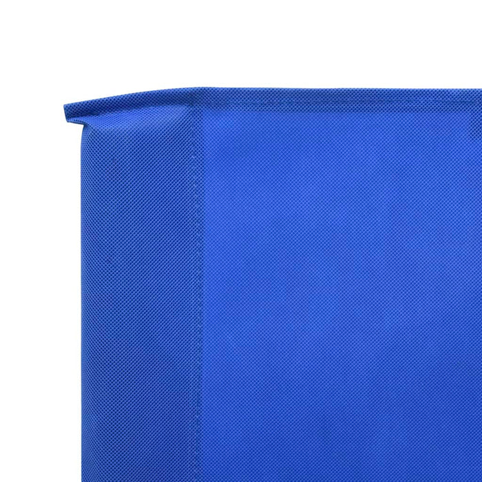 Paravan anti-vânt cu 9 panouri, azur, 1200 x 120 cm, textil - WALTI WALTI