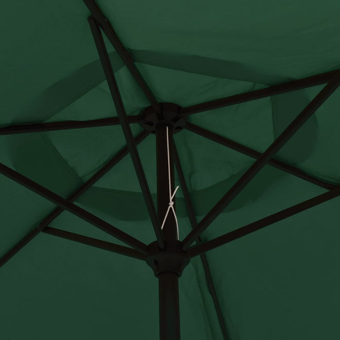 Umbrelă de soare, verde, 200 x 224 cm, aluminiu - WALTI WALTI