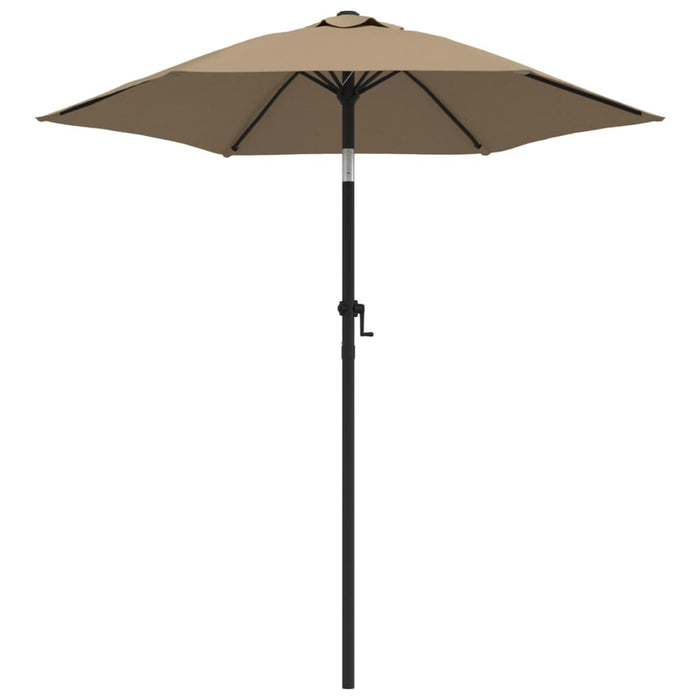 Umbrelă de soare, gri taupe, 200 x 224 cm, aluminiu - WALTI WALTI