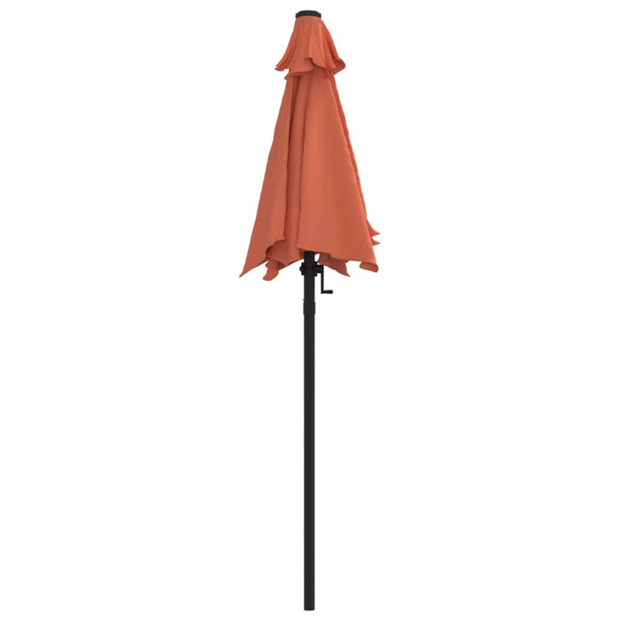 Umbrelă de soare, cărămiziu, 200 x 224 cm, aluminiu - WALTI WALTI
