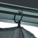 Pavilion cu perdele, antracit, 400 x 300 cm, aluminiu - WALTI WALTI