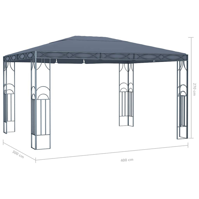 Pavilion, antracit, 400 x 300 cm - WALTI WALTI