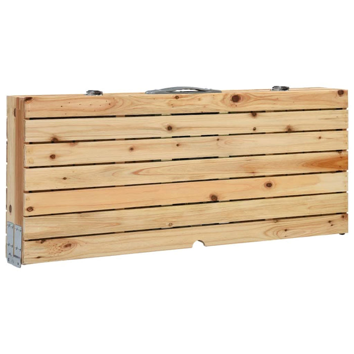 Masă de camping pliabilă cu 4 scaune, oțel și aluminiu - WALTI WALTI