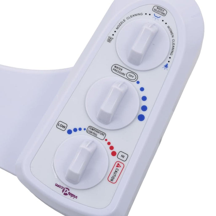 Accesoriu bideu scaun toaletă, apă rece & caldă, două duze - WALTI WALTI